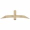 Ekena Millwork Bellingham Rough Sawn Timber Gable Bracket, Douglas Fir, 72"W x 21"H x 2"D x 6"F, 7/12 Pitch GBW072X21X0206BEL00RDF - alternate 1